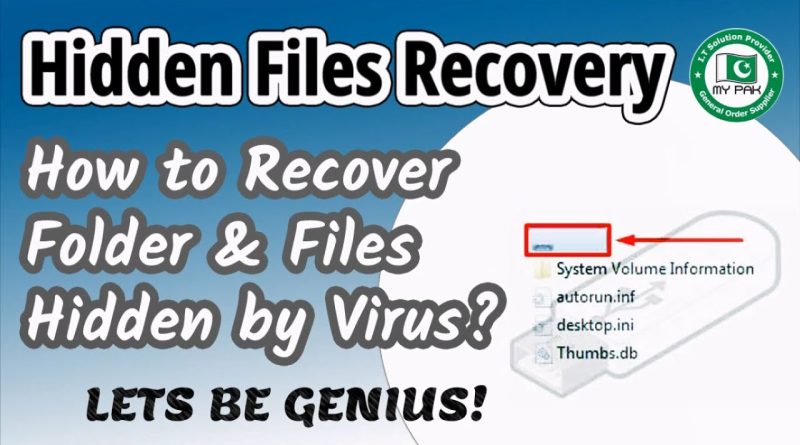 How to Remove Shortcut (Hidden Files) Virus from USB Drives